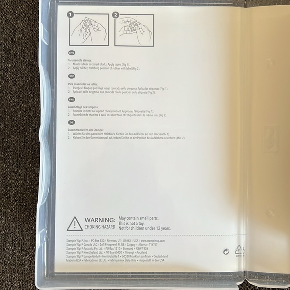 Stampin’ Up! Heartfelt Blooms Wood Stamp Set NWT - Picture 6 of 7